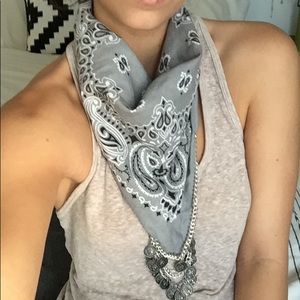 Bandana Coin Necklace